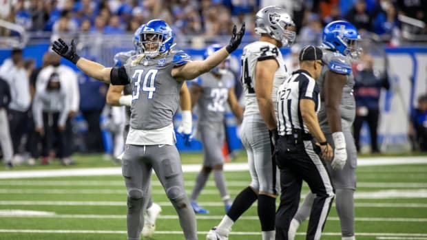 Detroit Lions linebacker Alex Anzalone